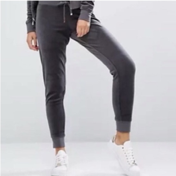 Juicy Couture Black Label Grey Velour Tracksuit - Picture 2 of 10